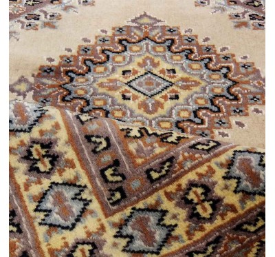 Tapete Paquistanês Karachi Fino Artesanal - 0,76 x 1,27cm