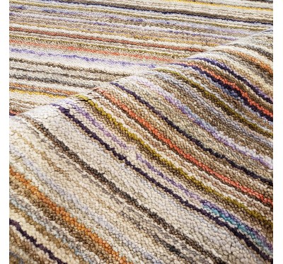 Tapete Indiano Silk Stripe Artesanal - 1,02 x 1,50cm