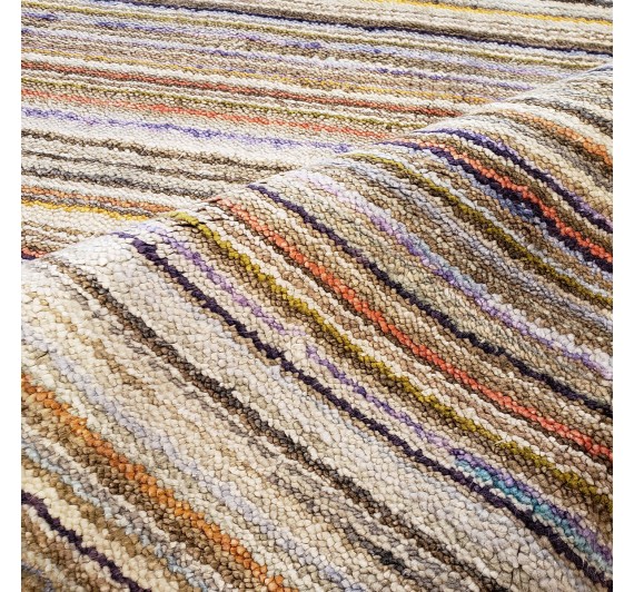 Tapete Indiano Silk Stripe Artesanal - 1,02 x 1,50cm