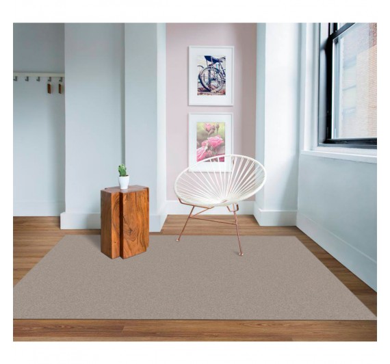 Realce Liso 35 Taupe J. Serrano - 1,50 x 2,00M