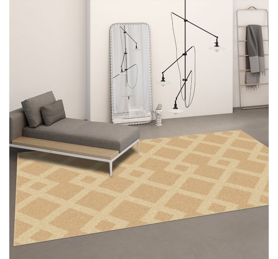 Realce Trilho 72 Bege J. Serrano - 1,50 x 2,00M