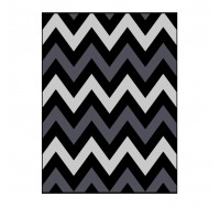 Renaissance Zig Zag 50 Preto J. Serrano - 1,50 x 2,00M