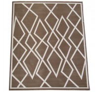 Mist Brown Geométrico Marrom - 2,00 x 1,50M