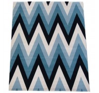 Chevron Pic Blue Zig Zag - 2,50 x 2,00M