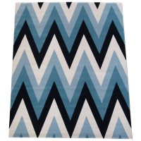 Chevron Pic Blue Zig Zag - 2,00 x 3,00M