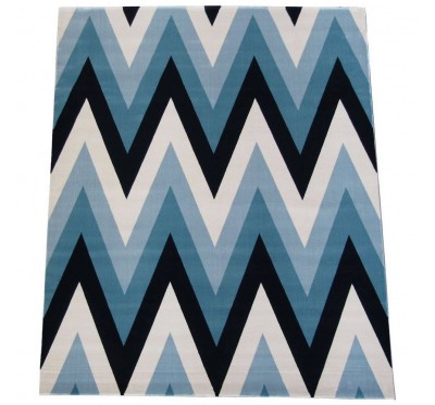 Chevron Pic Blue Zig Zag - 2,00 x 3,00M