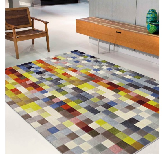 Pixel N 13/75 Colorido - 1,50 x 2,00M