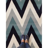 Chevron Pic Blue Zig Zag - 2,50 x 2,00M