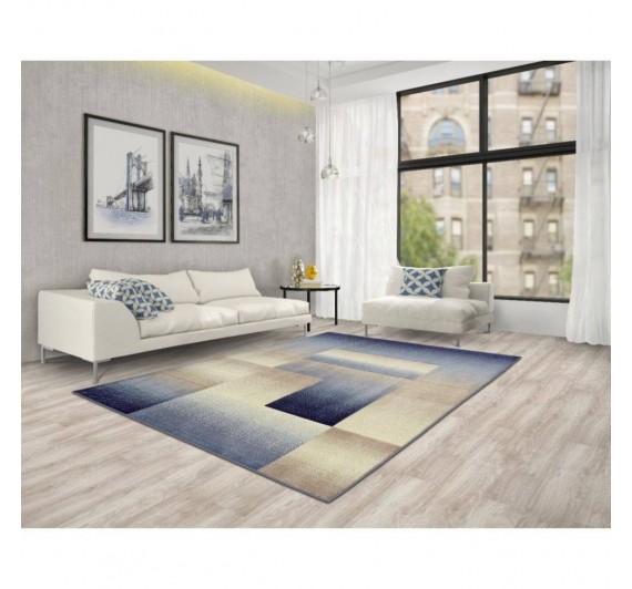 Tapete Supreme 27/13 Scarlatti Azul 1,50 x 2,00