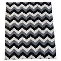 Scandinavia Chevron Preto - 2,00 x 2,50M