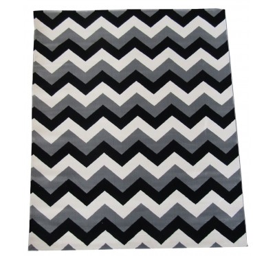 Scandinavia Chevron Preto - 2,00 x 2,50M