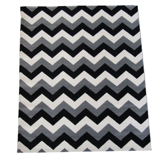 Scandinavia Chevron Preto - 2,00 x 2,50M